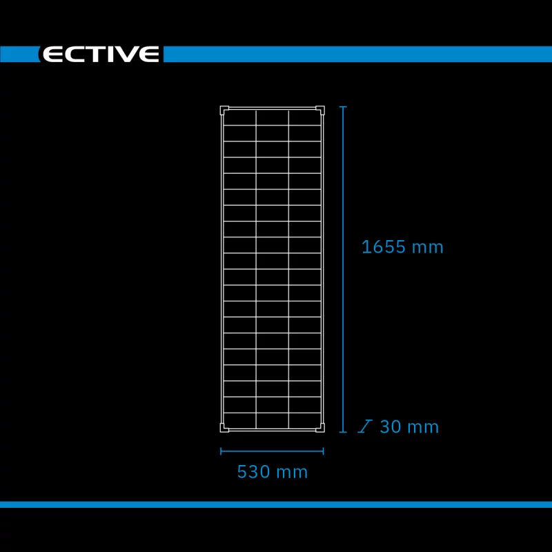 ECTIVE BSP 190 Black Monokristallin Solarmodul 190W