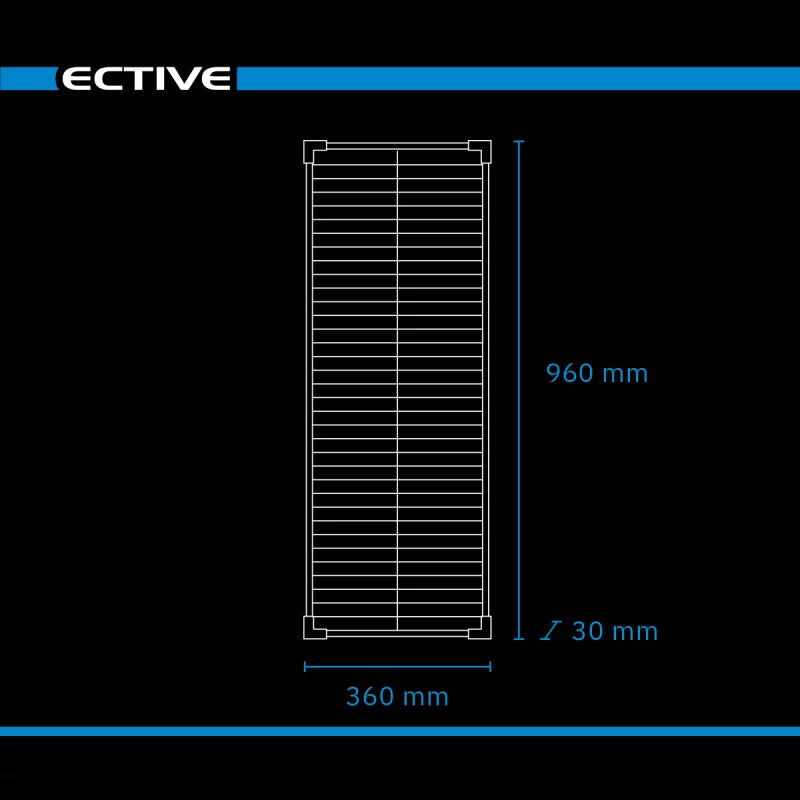 ECTIVE BSP 80 Black Monokristallin Solarmodul 80W