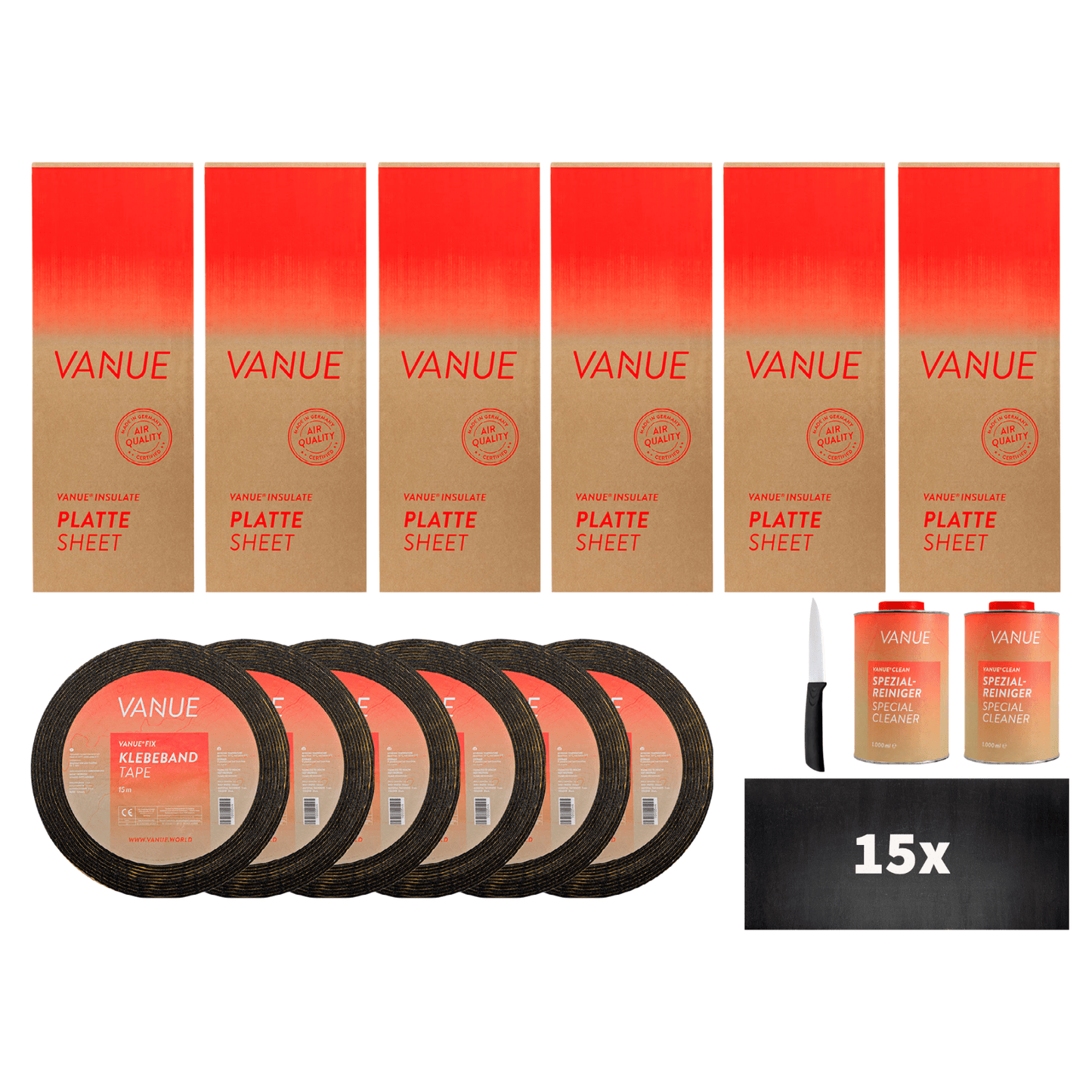 NEU VANUE® SET XL für 30 m²
