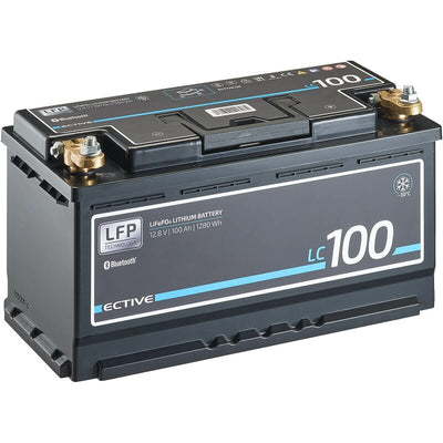 ECTIVE LC 100 LT 12V LiFePO4 Lithium Leisure Battery 100 Ah