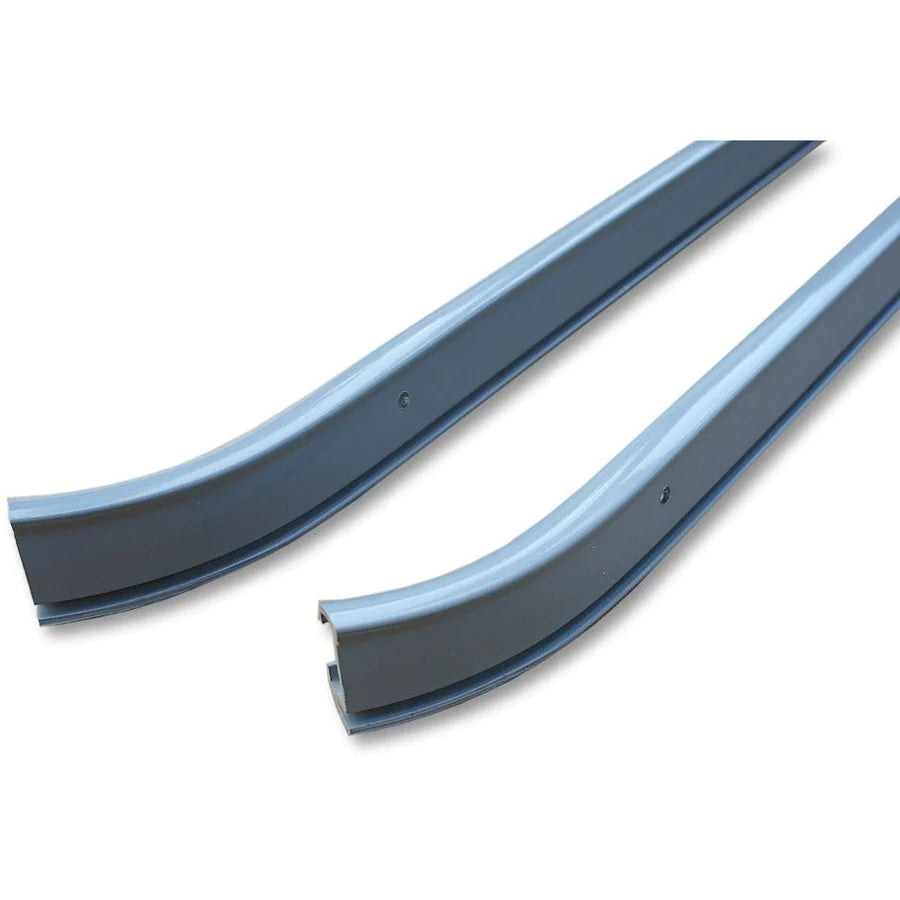 Vorhang Set für VW Transporter T5 bis T6.1 (2003-2024) - Heckklappe mit Scheibenwischer (Standard Schwarz)