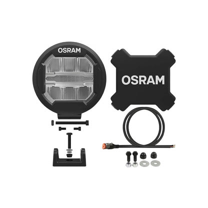 Front Runner 7in OSRAM LED Scheinwerfer rund MX180-CB / 12V / 24V / Kombilicht AND Halterungs Kit