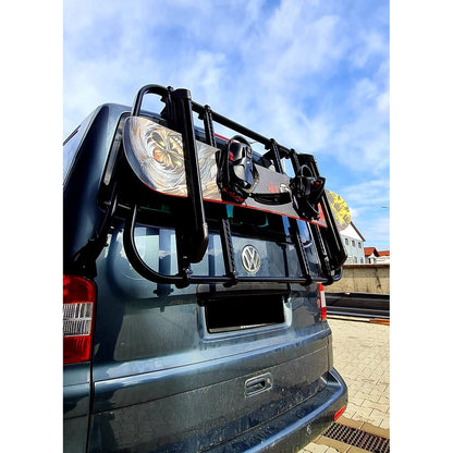 Air-Pack-Light-Schienen Transportsystem für VW T5 / T6 Heck-Träger Logo