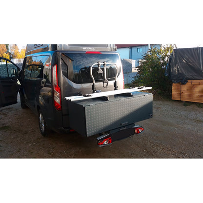 Alubox B 400/400 RAL 9005 schwarz matt