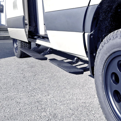 Serie ETB | Seitliche Schwenk-Trittstufe elektrisch, 550mm - Sprinter/Crafter 2006-2018, Sprinter 2018- Allrad