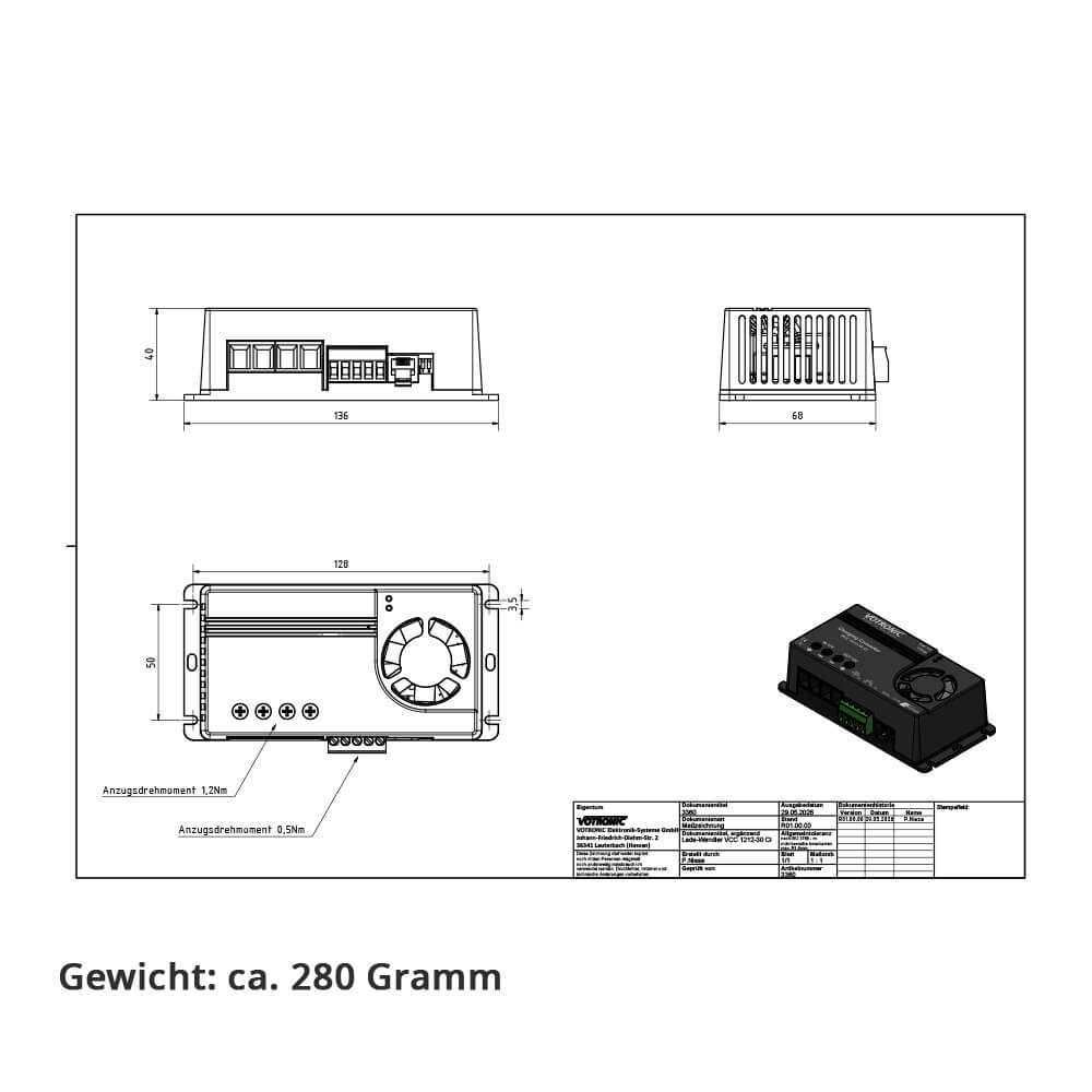 Votronic Batterie zu Batterie-Ladegerät VCC 1212-30 CI | 3360 | Ladebooster