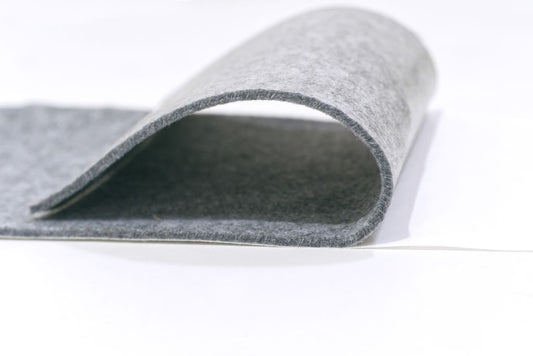 VANUE FILZ Hellgrau, eins. selbstklebend 2,5 mm dick, 1 m, Breite 1,2 m
