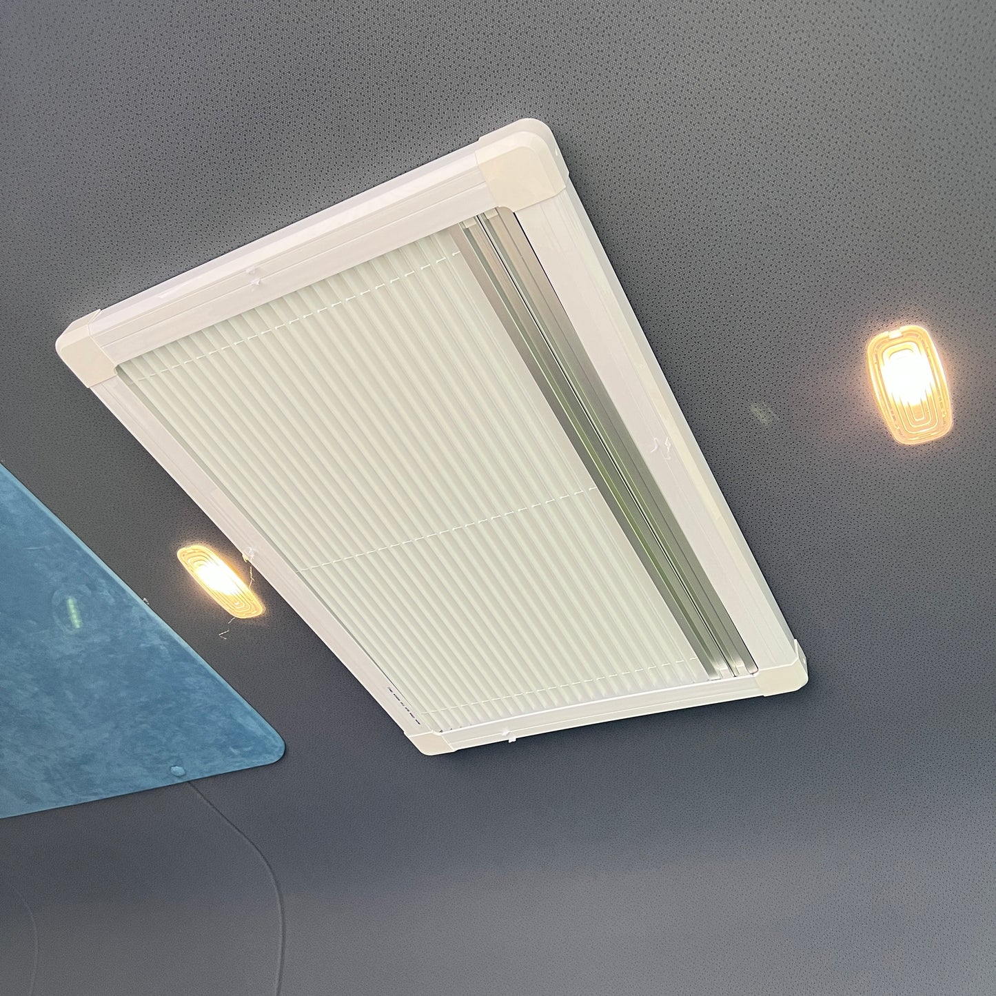 Sonnenschutz Mückenschutz Rollo für Echtglas Dachluke S 40x50cm