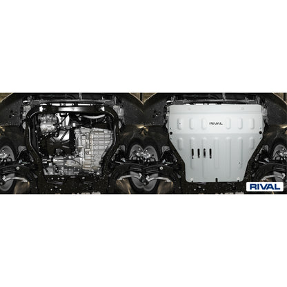 Motor und Getriebe Unterfahrschutz Volkswagen T5-T6 / Benzin; 2 l. / Dieselkraftstoff