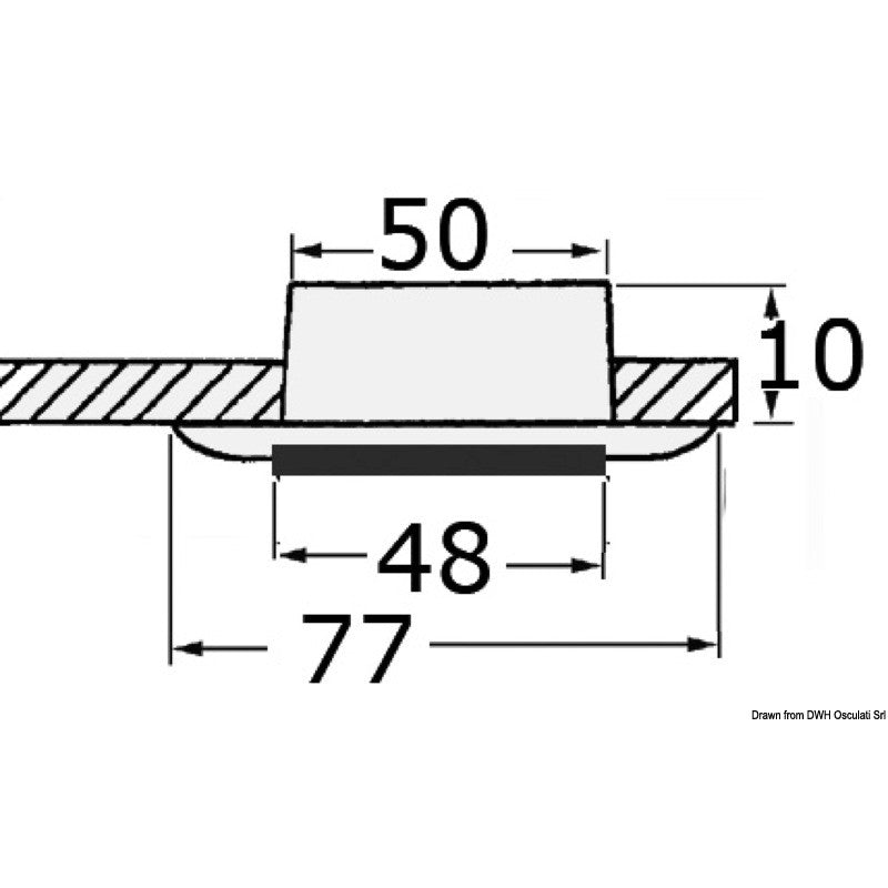 Batsystem LED-Einbauleuchte Nova 2 weiß