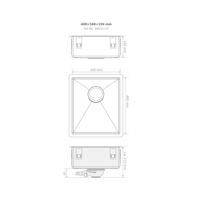 Camper-Dusche Warmwasser aus Edelstahl von Queensize Camper – Vanstudio