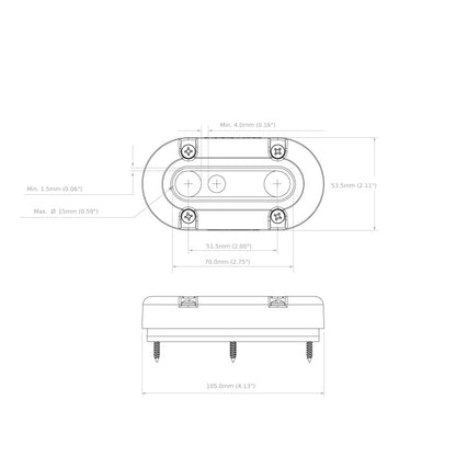 Multi Kabeldurchführung für Kabel bis zu Ø15mm - Aus Aluminium oder Kunststoff