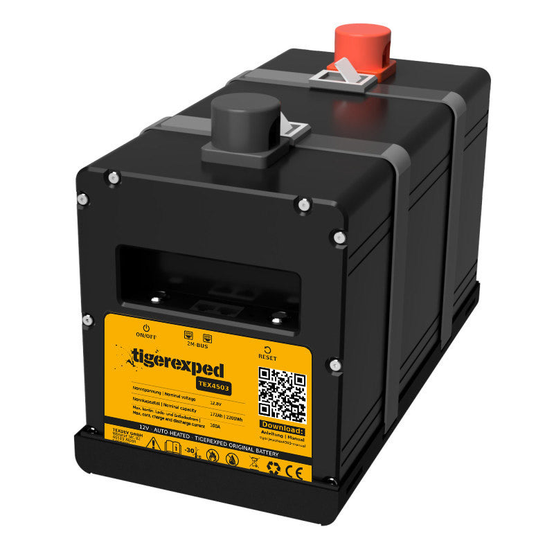 LiFePO4-Batterie 12V für Wohnmobil, 172Ah - getestet unter Extrembedingungen, Original tigerexped