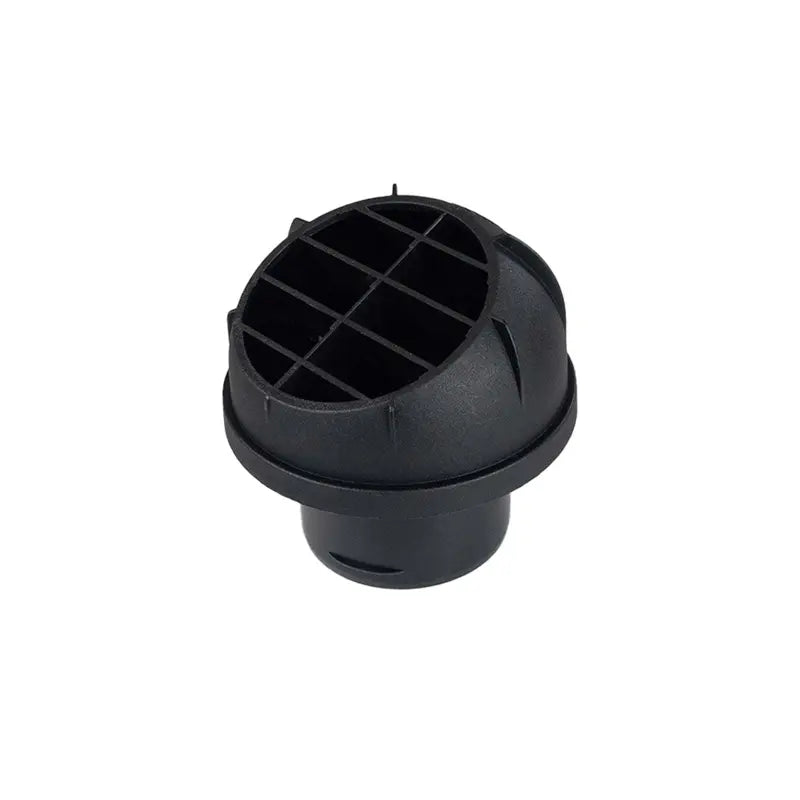 Halbrunder Warmluftausströmer 60 mm mit Flansch