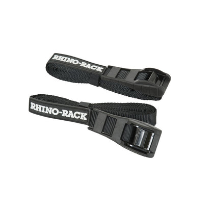 Rhino Rack Zurrgurt (2), Klemmschloß mit Gummischutz, 3,5/5,5m lang, schwarz