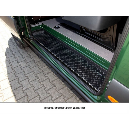 EINSTIEGSLEISTEN-SET ALU STAR BLACK FÜR SPRINTER 907/910