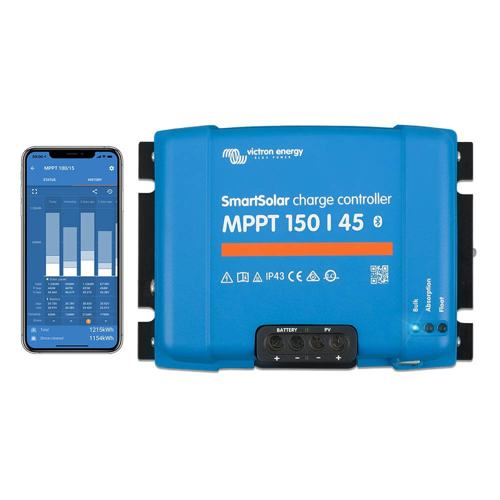 MPPT Solarladeregler 10A-200A für 12V / 24V Batterien