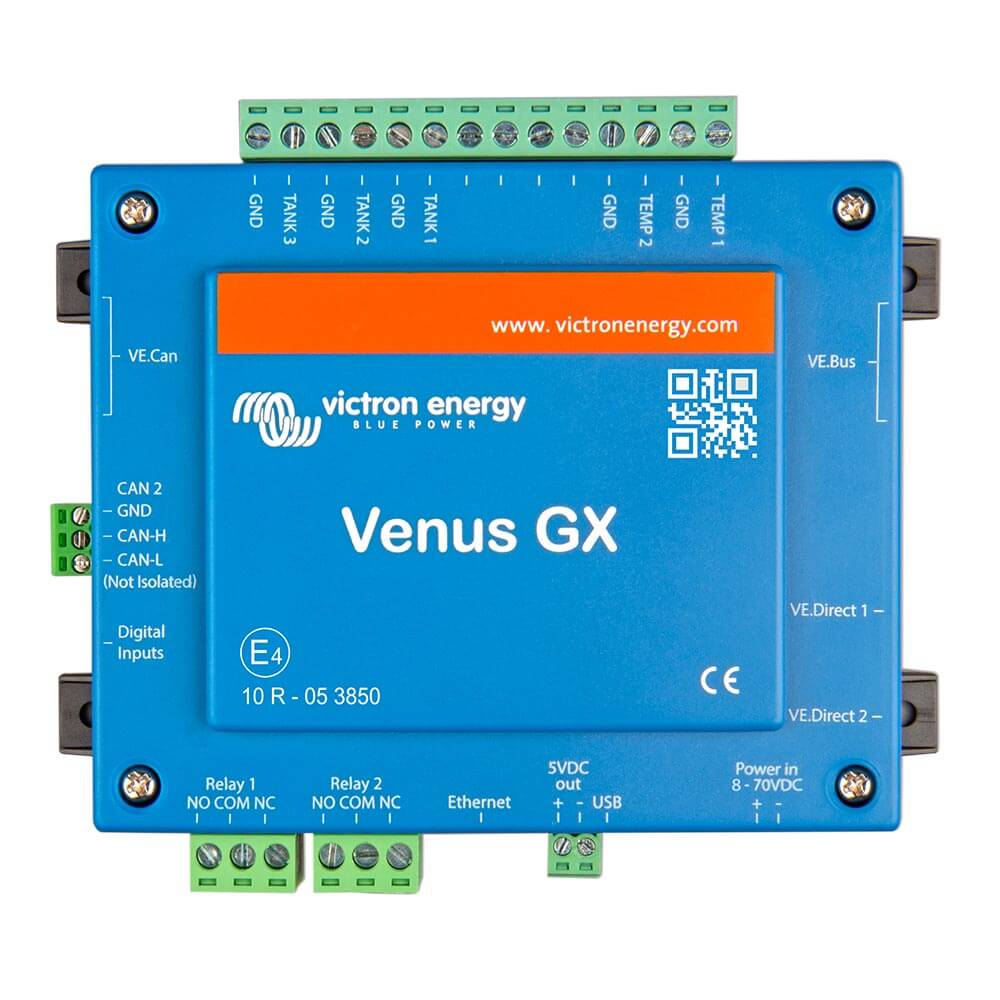 Venus GX zur Überwachung und Anzeige von Victron Geräten