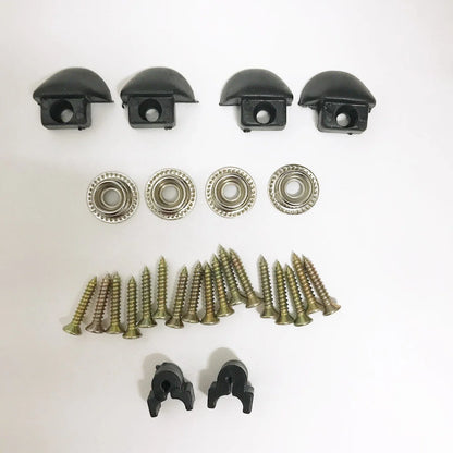 Vorhang Set für VW T5/T6 - Hintertüren (Standard Schwarz)