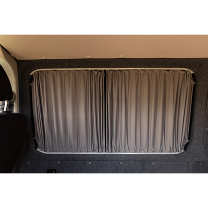 Vorhang Set für Ford Transit Custom 2013-2023 Mitte Rechts (Premium-Blackout)