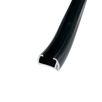 Vorhang Set für VW Transporter T5 bis T6.1 (2003-2024) - Mitte Links - keine-Schiebetür (Standard Schwarz)