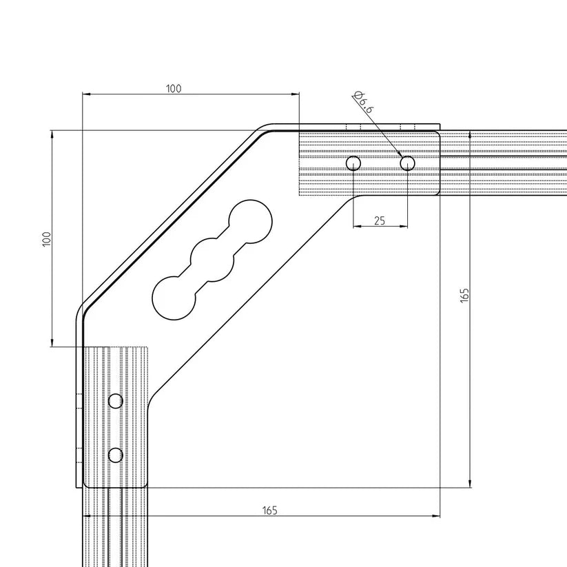 Eckverbinder LIGHT für 60x30 Aluprofile