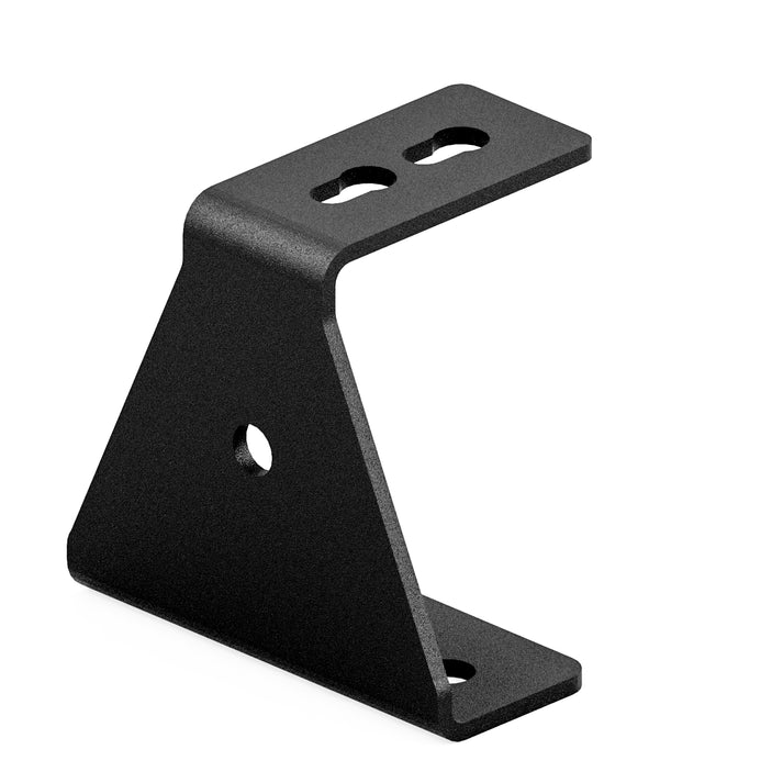 Edelstahl Winkel für Airlineschiene schwarz – Dachträger Halterung 65–100 mm