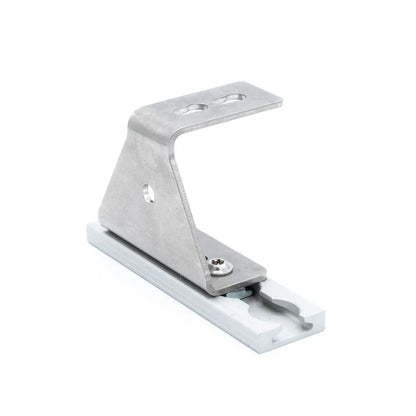 Edelstahl Winkel für Airlineschiene – Dachträger Halterung 65–100 mm