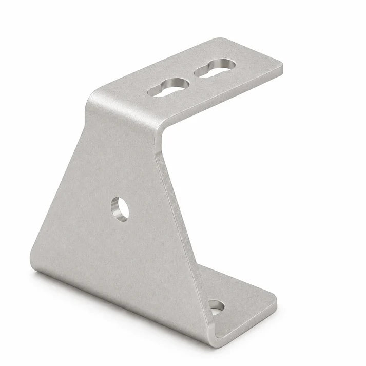 Edelstahl Winkel für Airlineschiene – Dachträger Halterung 65–100 mm