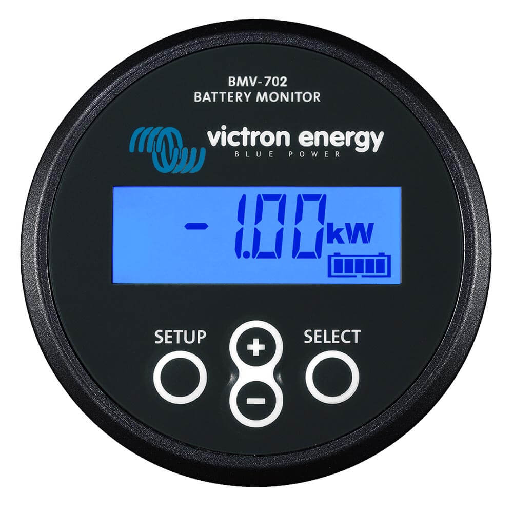 Victron Batteriemonitor BMV-702 schwarz | 12/24/36/48V, 500A Shunt