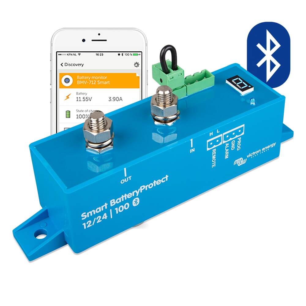 Victron Batterietiefentladeschutz Smart 65A-100A für 12V / 24V Batteriesysteme