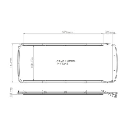 Sequoia Camp 2 Roof Rack Mercedes Sprinter