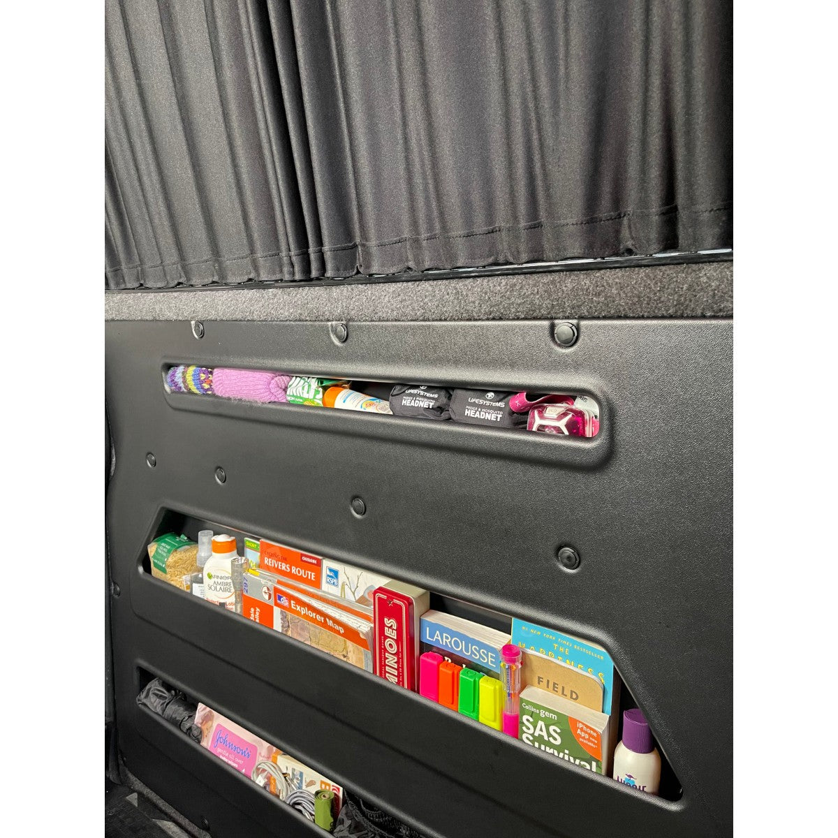 VW T4 Schiebetür-Staufach (Schwarz) | Kiravans DoorStore