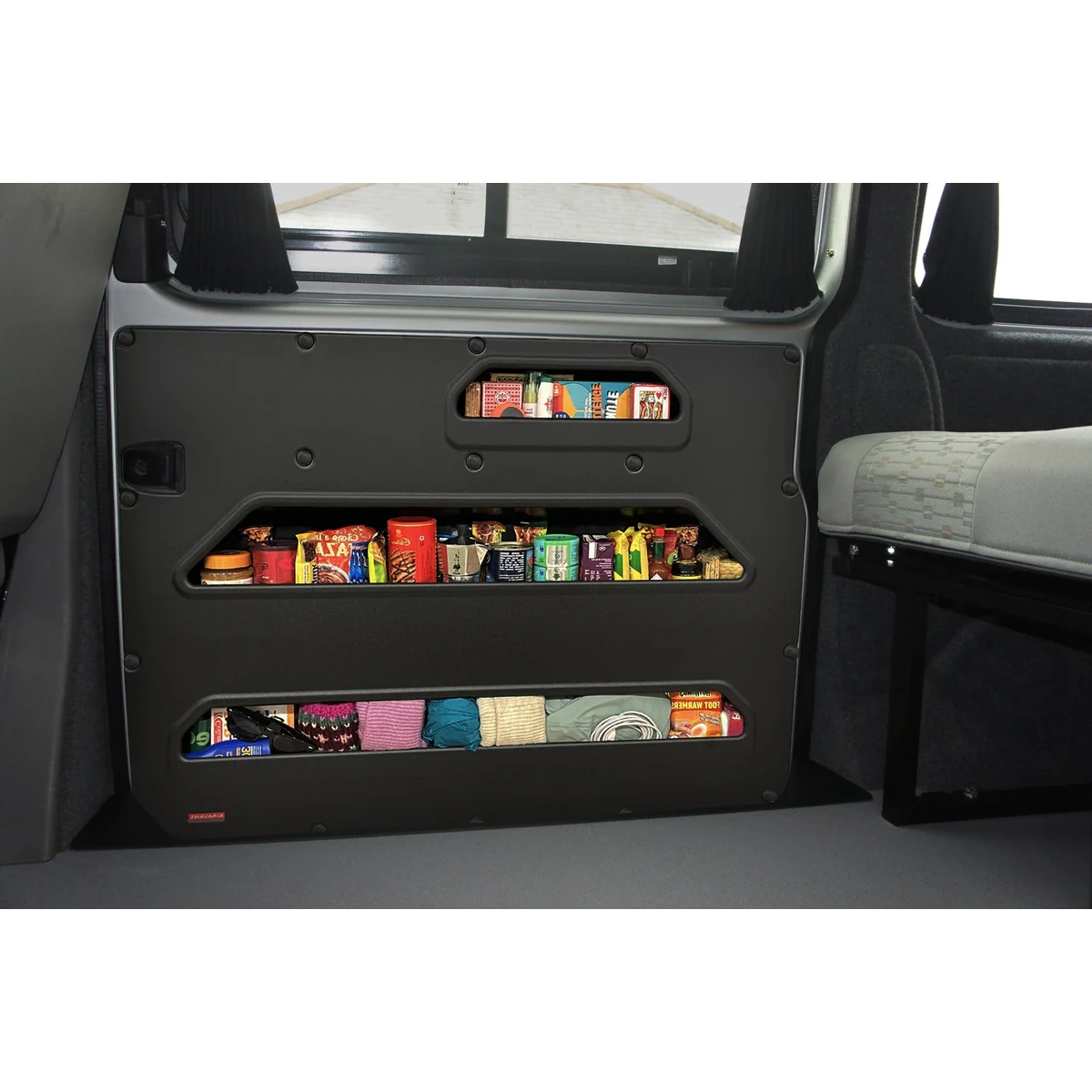 VW T5–T6.1 Schiebetür-Staufach (Schwarz) | Kiravans DoorStore