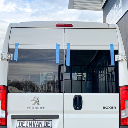 Hecktürscheiben Set für Peugeot Boxer 270° Scharnier ab 2006 Hecktüren*L1-L5*