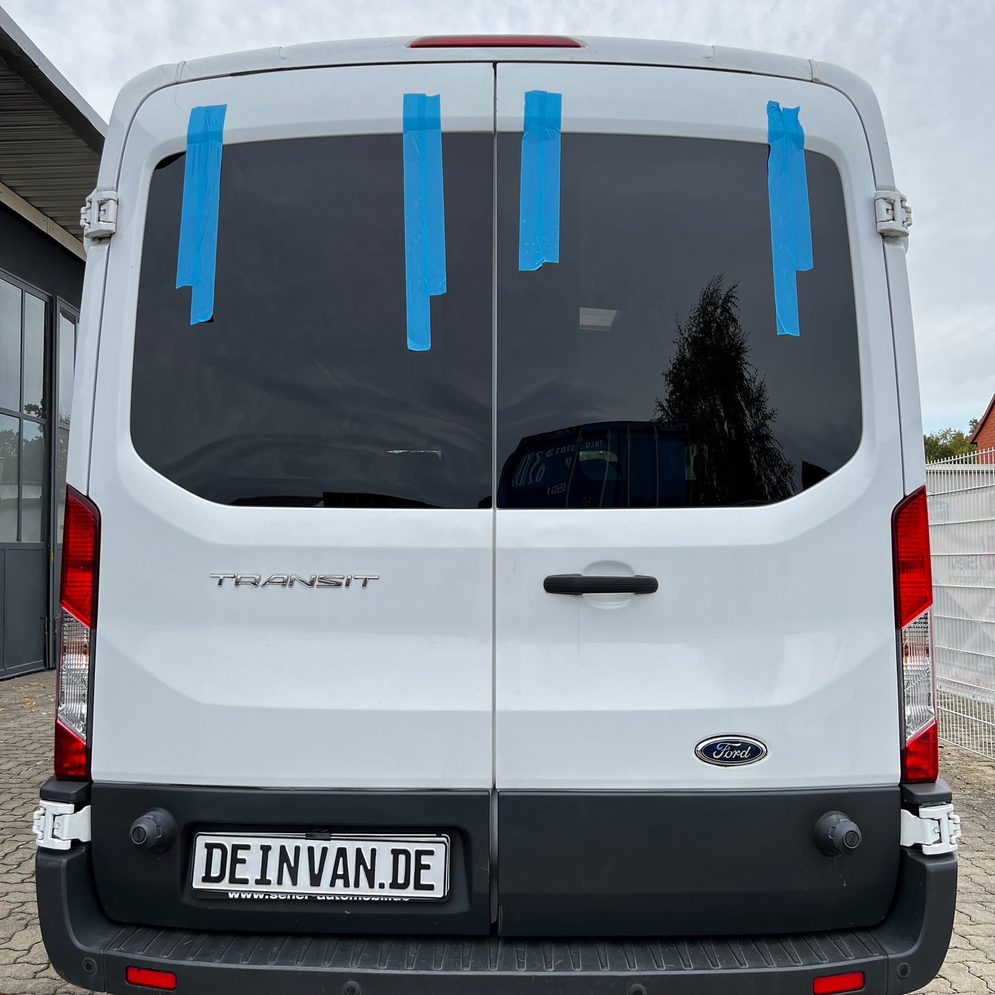 Hecktürscheiben Set für Ford Transit ab 2014 MK8 / MK8 E Hecktüren *L2-L4*