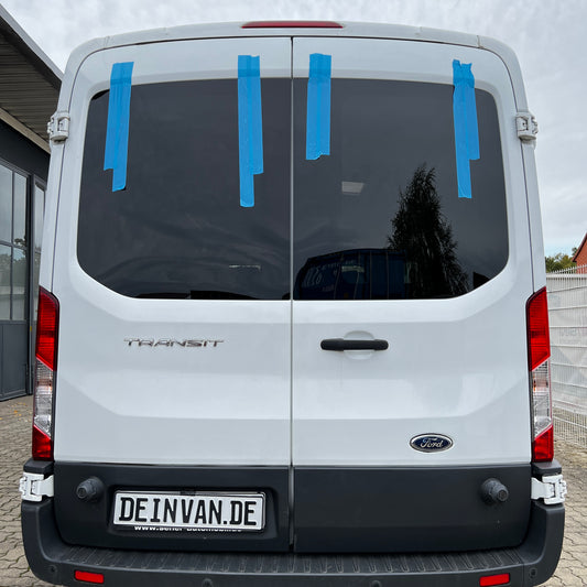 Hecktürscheiben Set für Ford Transit ab 2014 MK8 / MK8 E Hecktüren *L2-L4*