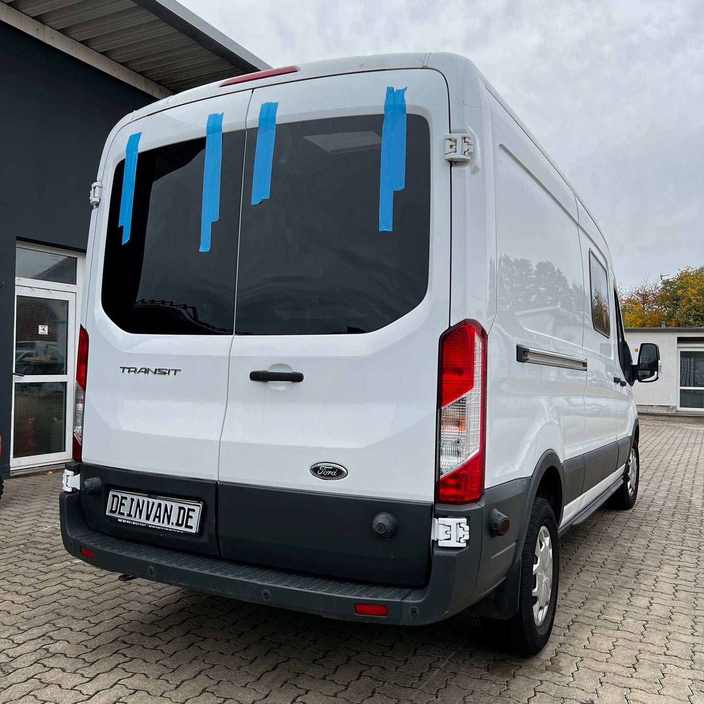 Hecktürscheiben Set für Ford Transit ab 2014 MK8 / MK8 E Hecktüren *L2-L4*