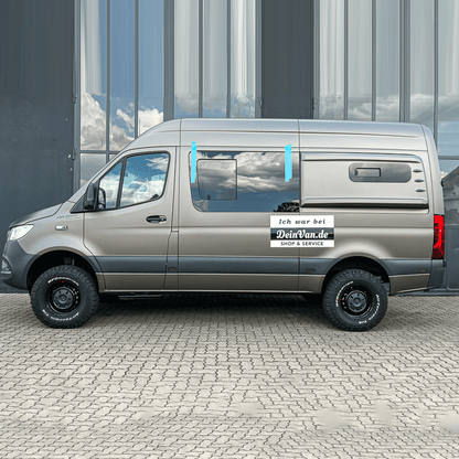 Heckverbreiterung, Longsleeper aus GFK links für Sprinter W906 / W907 und VW Crafter bis 2017