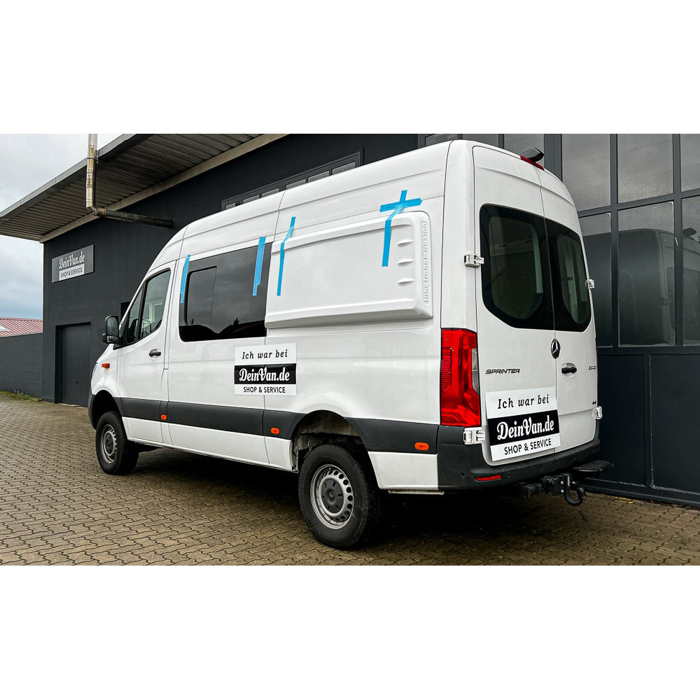 Heckverbreiterung, Longsleeper aus GFK links für Sprinter W906 und VW Crafter bis 2017