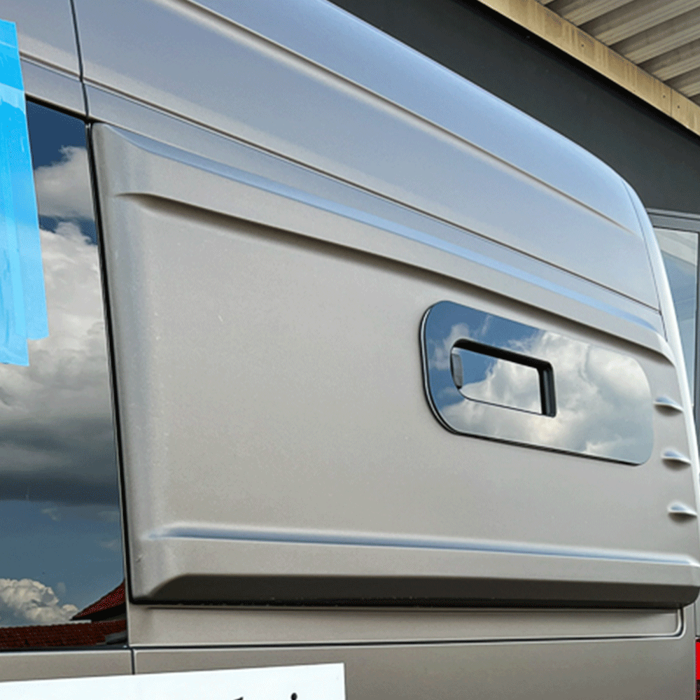 Heckverbreiterung, Longsleeper aus GFK links für Sprinter W906 / W907 und VW Crafter bis 2017
