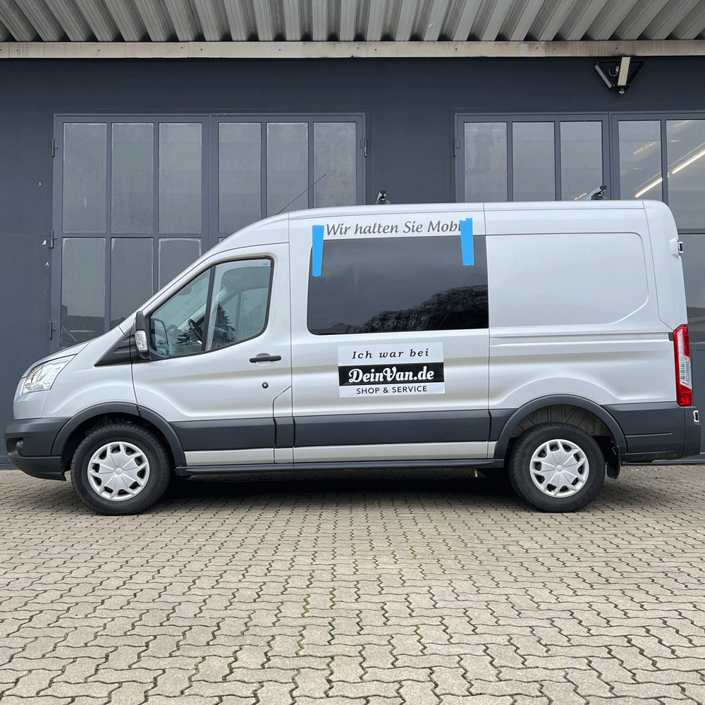 VL Seitenscheibe für Ford Transit ab 2014 MK8 / MK8 E Schiebetür / feste Seitenwand *L2-L4*