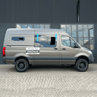 Heckverbreiterung, Longsleeper aus GFK rechts für Sprinter W906 / W907 und VW Crafter bis 2017