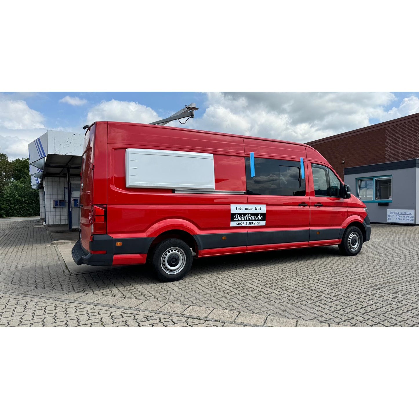 Heckverbreiterung, Longsleeper aus GFK rechts für VW Crafter / MAN TGE ab 2017