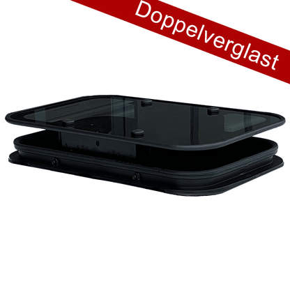 Premium-Dachluke M 40x65 cm – Ultra flach & doppelt verglast