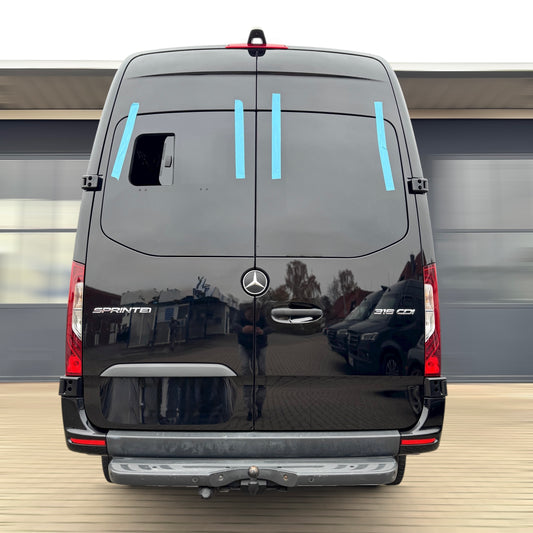 Hecktürscheibe links mit Schiebefenster für Mercedes Sprinter W907, W910 ab 2017 -L1-L4-