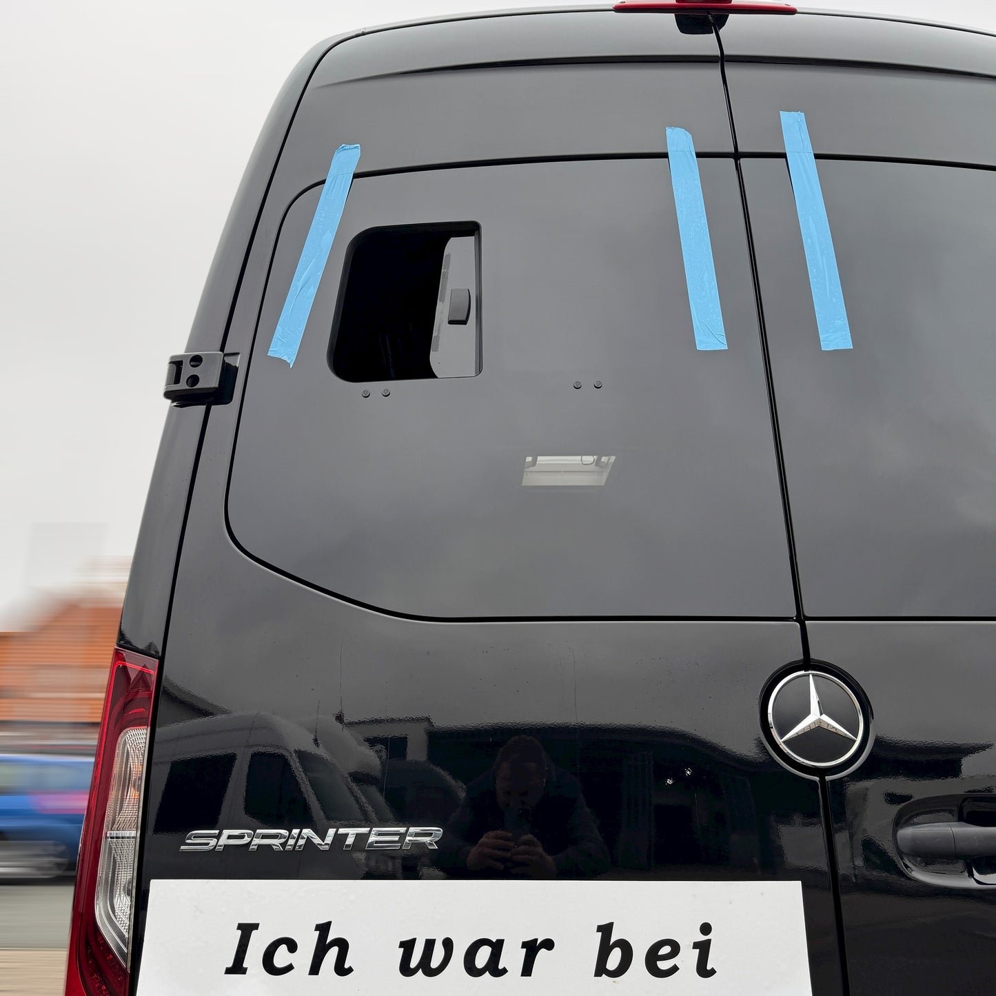 Hecktürscheibe links mit Schiebefenster für Mercedes Sprinter W907, W910 ab 2017 *L1-L4*