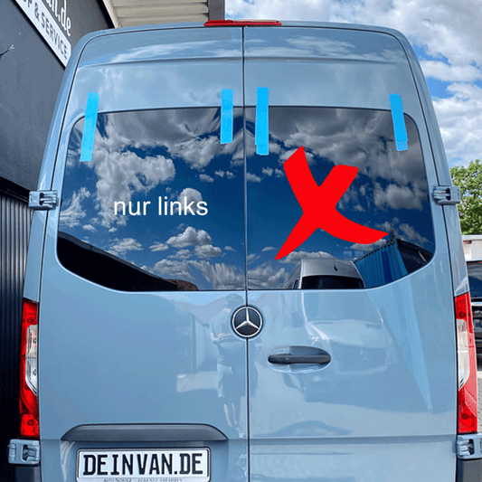 Hecktürscheibe links für Mercedes Sprinter W907, W910 ab 2017 *L1-L4*