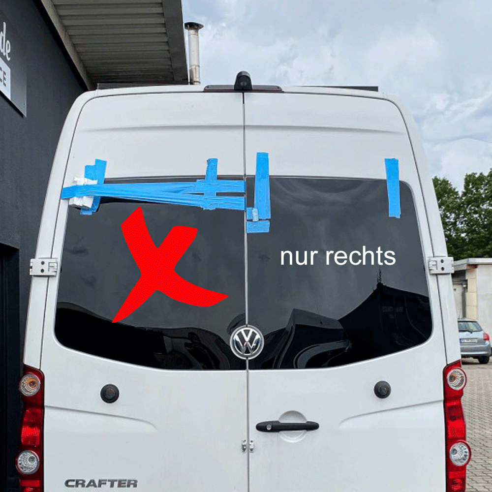 Hecktürscheibe rechts für VW Crafter bis 2017 *L1-L4*