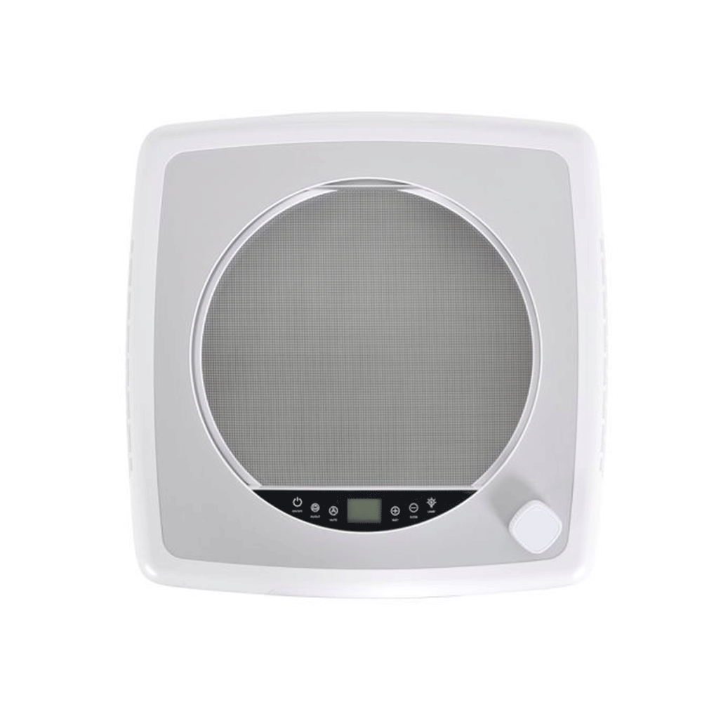 AirFlow Dachlüfter 40×40 cm – transparente Haube mit weißem innenleben, Fernbedienung, LED, Insektenschutz & Verdunkelung